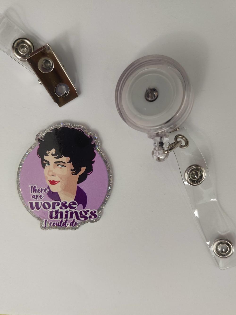 Handmade Badge Reel- Rizzo$